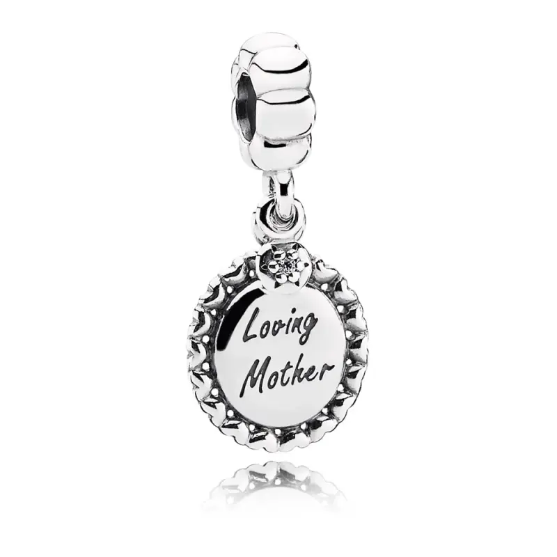 Charm con Pendente La Mia Mamma - 791127CZ - Charm | PANDORA - Immagine del prodotto