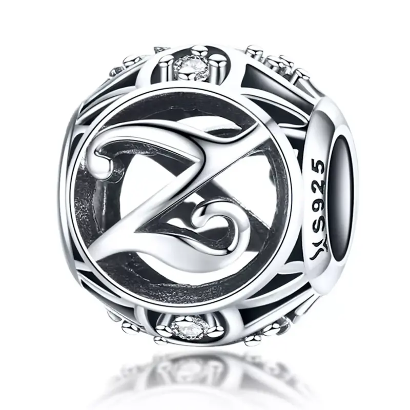 Charm tipo Pandora Lettera-Z - SCC738-Z - Immagine del prodotto