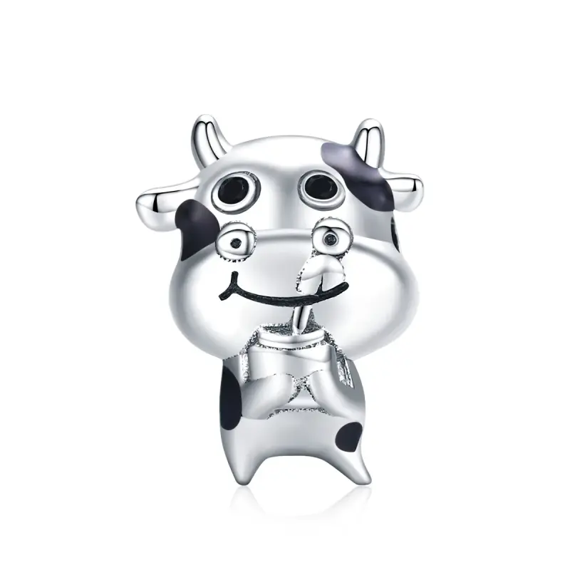 Charm tipo Pandora Piccola mucca - SCC1574 - Immagine del prodotto