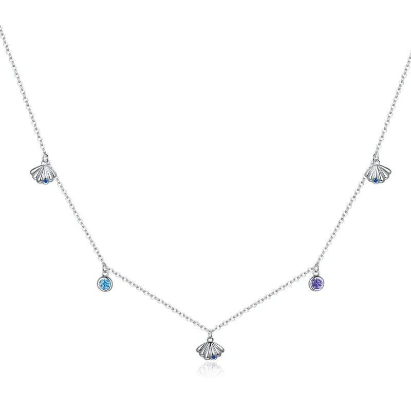 Collana tipo Pandora Conchiglia - SCN454 - Immagine del prodotto
