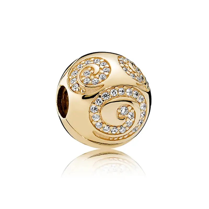 Charm Clip PANDORA d'oro Topolino Turbinio - Immagine del prodotto