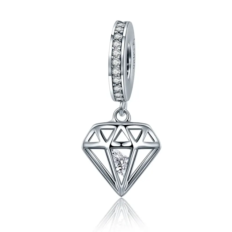 Charm Pendente tipo Pandora Diamante - SCC186 - Immagine del prodotto