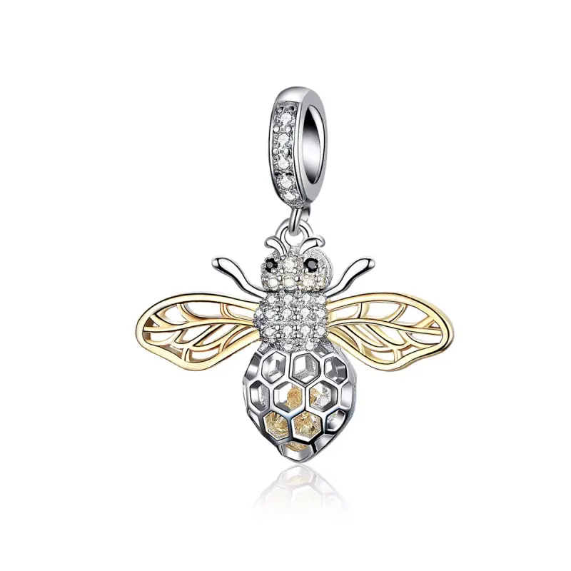Charm Pendente tipo Pandora Ape in movimento - SCC1125 - Immagine del prodotto