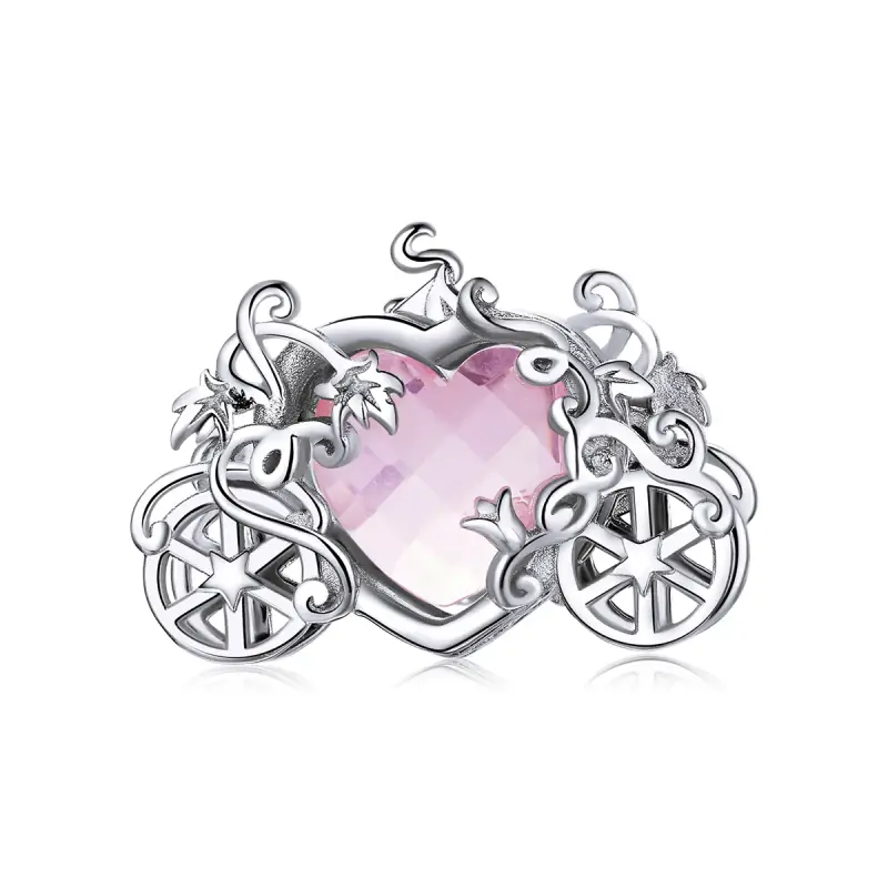 Charm tipo Pandora Carrozza magica - BSC412 - Immagine del prodotto