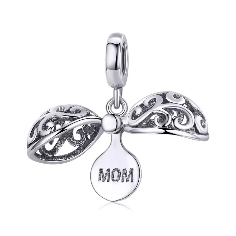 Charm Pendente tipo Pandora Gartitude per la mamma - SCC1008 - Immagine del prodotto