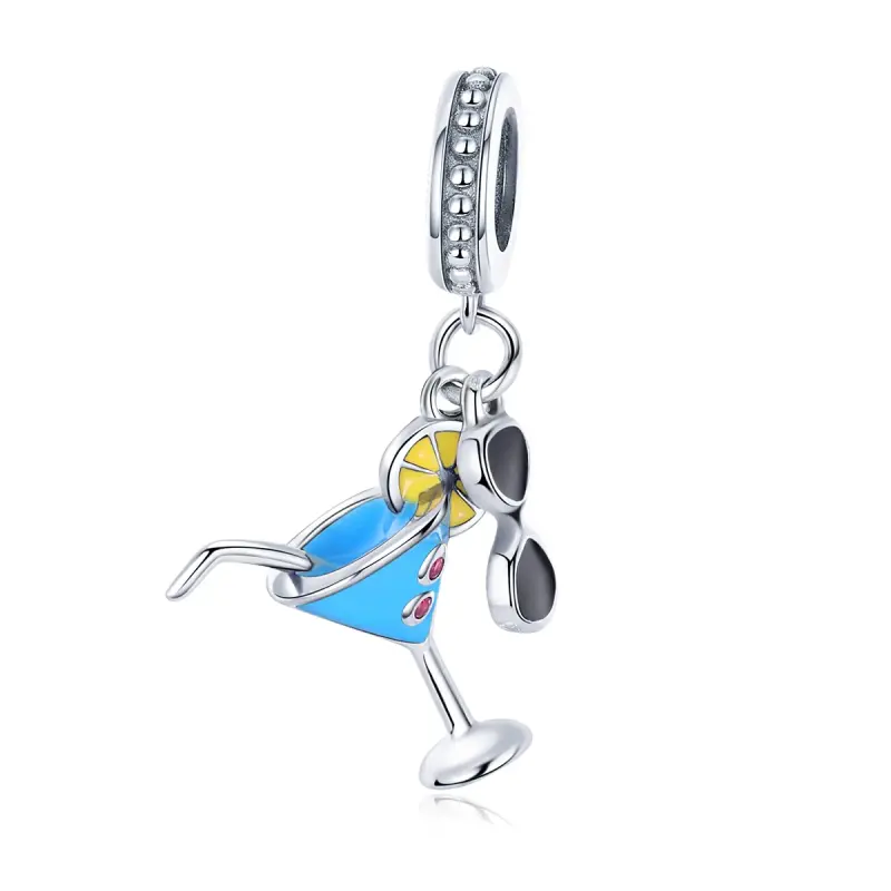 Charm Pendente tipo Pandora Bevande fredde estive - SCC698 - Immagine del prodotto