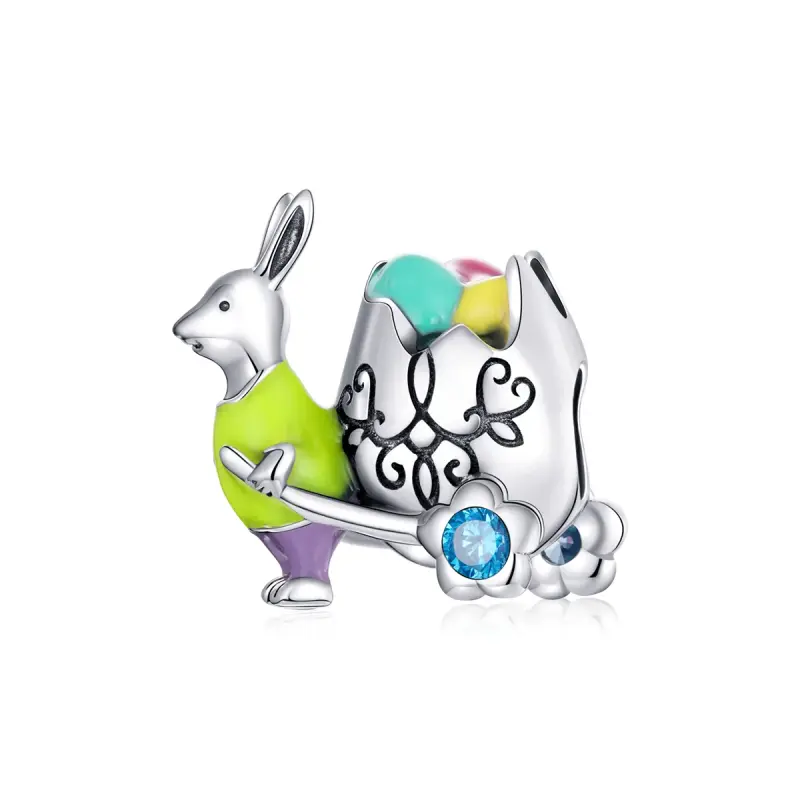Charm tipo Pandora Signor Coniglio - SCC1755 - Immagine del prodotto