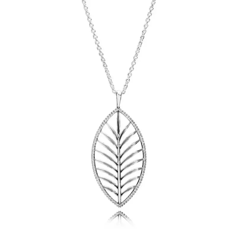 Collane PANDORA, necklaces with pendants, collana con pendente palma tropicale, 390370CZ - Immagine del prodotto