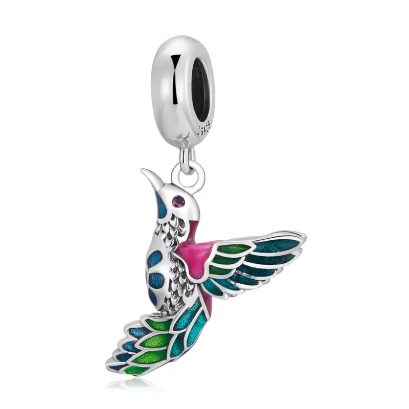 Charm Pendente tipo Pandora Martin pescatore - SCC2126 - Immagine del prodotto