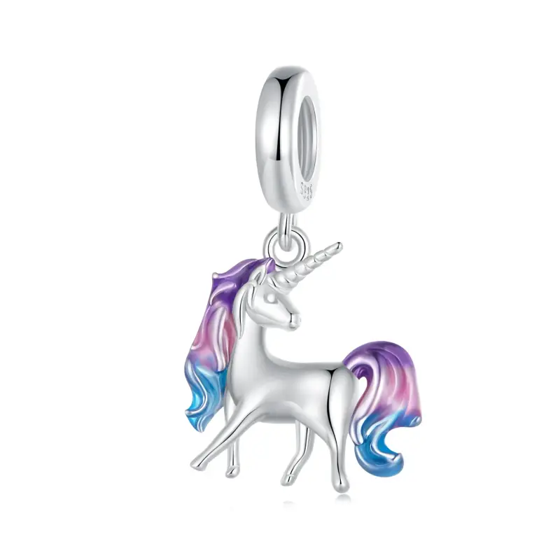 Unicorno a pendente stile Pandora - SCC2621 - Immagine del prodotto