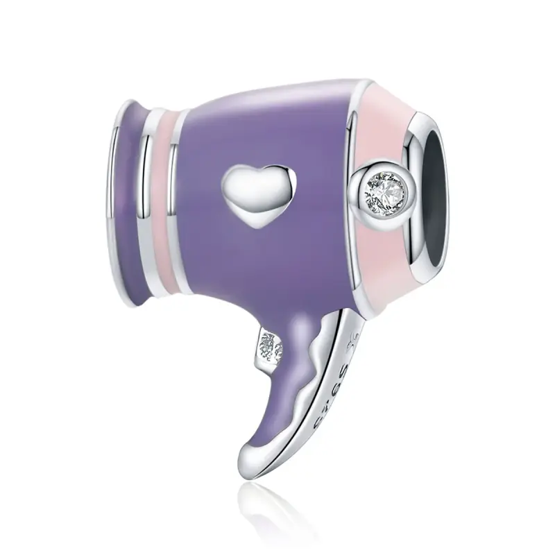 Charm tipo Pandora Mini asciugacapelli - SCC1865 - Immagine del prodotto
