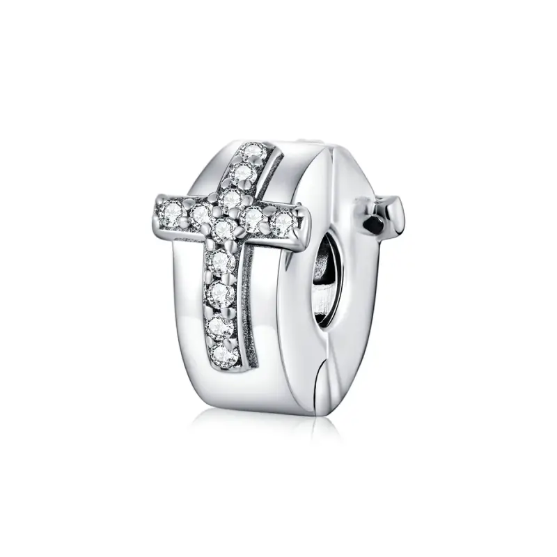 Charm Clip tipo Pandora Croce - SCC1497 - Immagine del prodotto