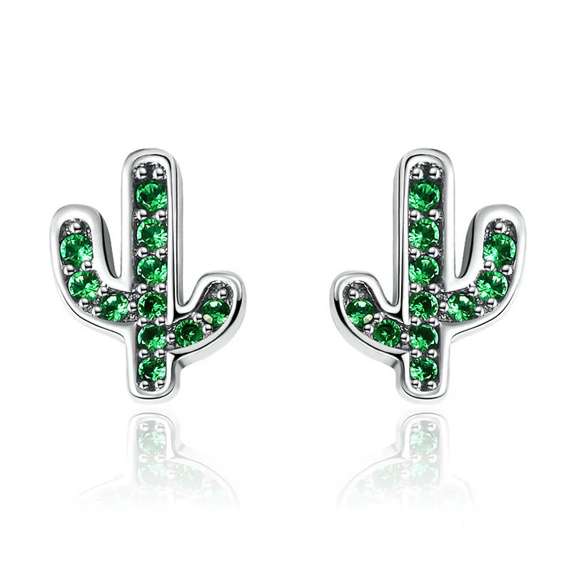 (immagine per) Orecchini a Lobo tipo Pandora Cactus fresco - SCE097