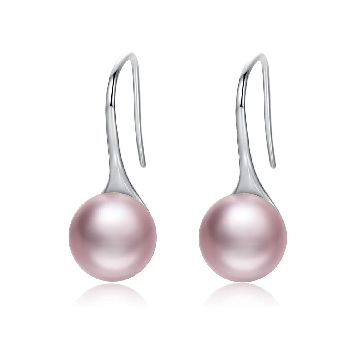 Orecchini pendenti contrasto oro e argento con rosa e perle a rombi